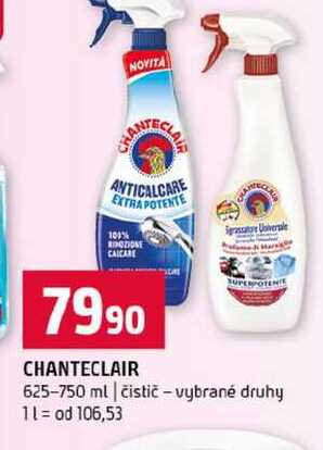 CHANTECLAIR 625-750 ml čistič vybrané druhy Terno