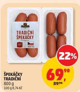 ŠPEKÁČKY TRADIČNÍ, 800 g
