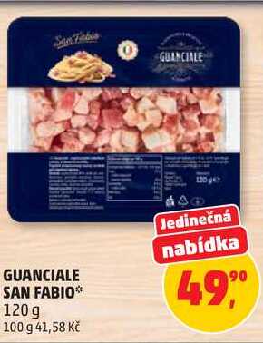 GUANCIALE GUANCIALE SAN FABIO, 120 g