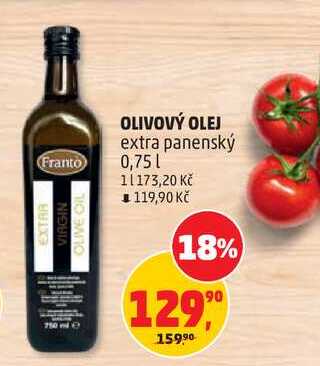 OLIVOVÝ OLEJ extra panenský, 0,75 l