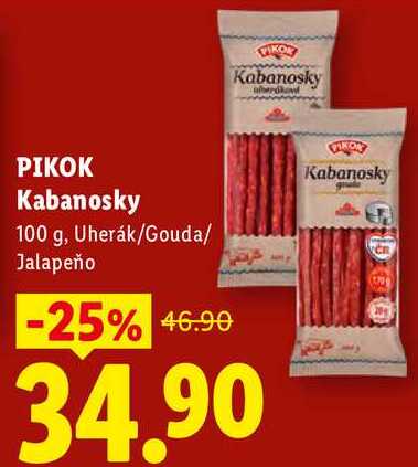 PIKOK Kabanosky, 100 g