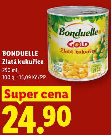 BONDUELLE Zlatá kukuřice, 250 ml