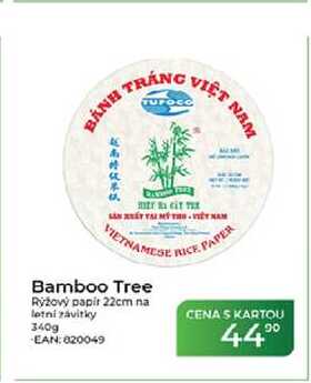 Bamboo Tree Rýžový papír 22cm na letni závitky 340g