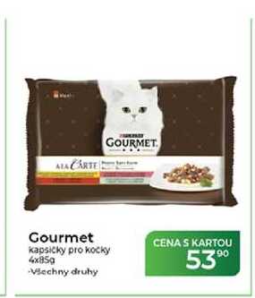 Gourmet kapsičky pro kocky 4x85 g