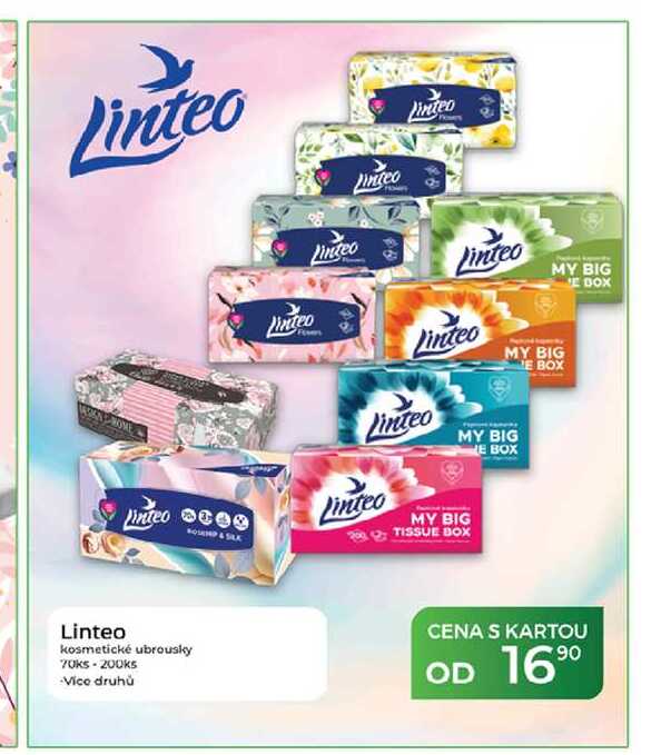 Linteo kosmetické ubrousky 70ks Tamda Foods