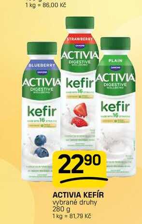 ACTIVIA KEFÍR vybrané druhy 280 g