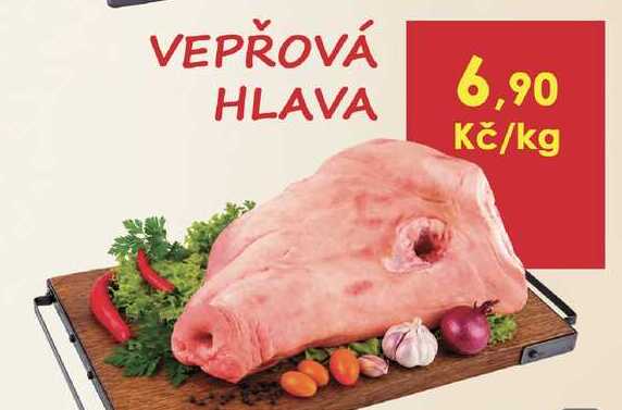 Vepřová hlava 1kg