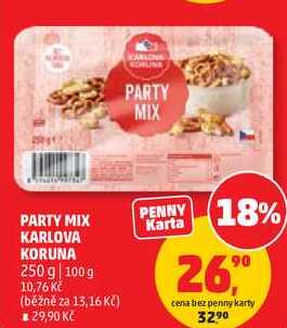 PARTY MIX KARLOVA KORUNA, 250 g