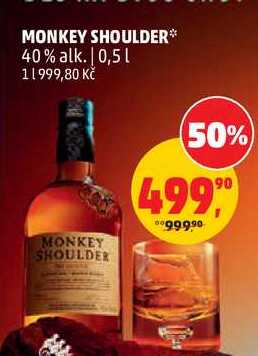 MONKEY SHOULDER 40% alk., 0,5 l
