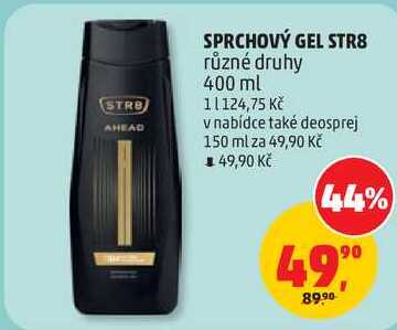 SPRCHOVÝ GEL STR8 různé druhy, 400 ml Penny Market