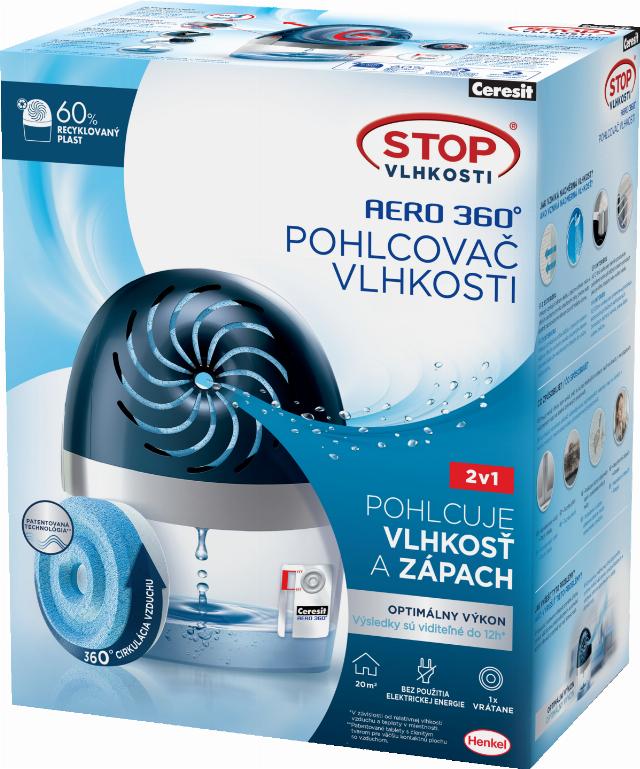 Ceresit stop vlhkosti Aero stop vlhkosti + 1 náhradní tableta Kaufland