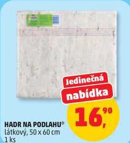 HADR NA PODLAHU látkový, 50 x 60 cm, 1 ks Penny Market