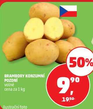BRAMBORY KONZUMNÍ POZDNÍ, 1 kg
