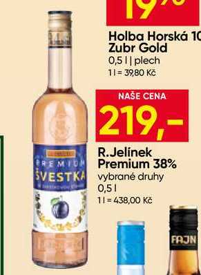 R.Jelínek Premium 38% 0,5l