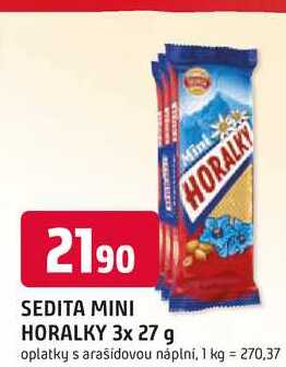 SEDITA MINI HORALKY 3x 27 g