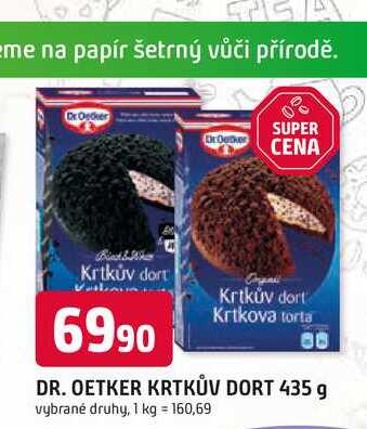 DR. OETKER KRTKŮV DORT 435 g 