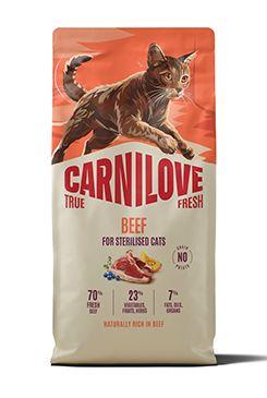 Carnilove Cat True Fresh Dry Beef Sterilised Adult Ab 6kg
