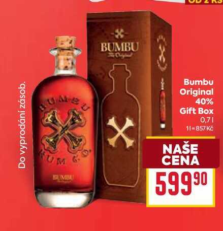 Bumbu Original 40% Gift Box 0,7l