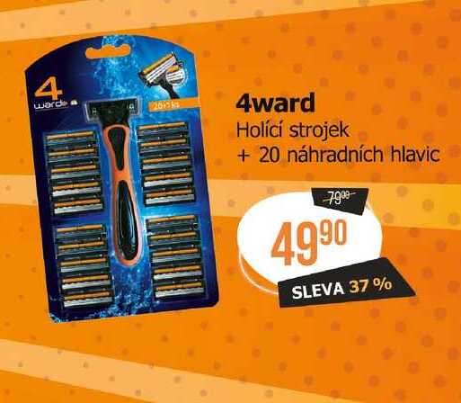4ward Holící strojek + 20 náhradních hlavic Teta drogerie