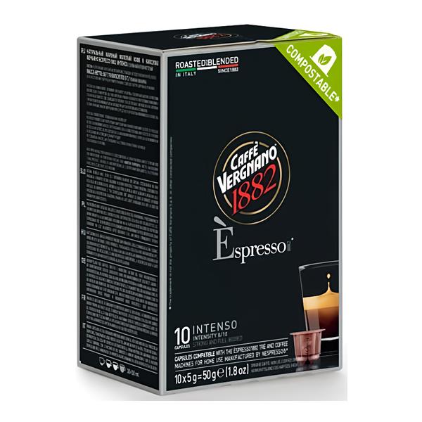 Caffè Vergnano 1882 Èspresso Intenso kávové kapsle 10 x 5g (50g)