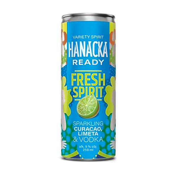 Hanácká Ready Fresh Spirit Curacao a Limetka (5%)