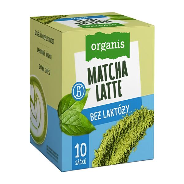 Organis Matcha Latte bez laktózy 10x 27 g