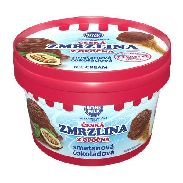 Bohemilk Česká zmrzlina z Opočna smetanová Čokoládová