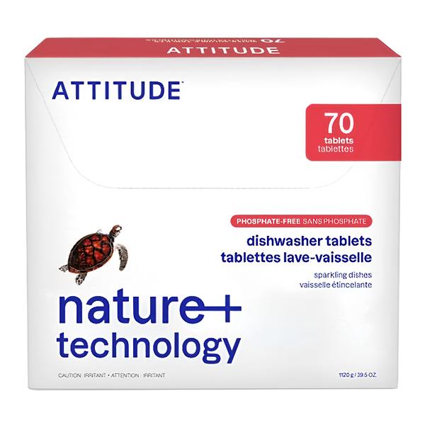 Attitude Nature+ Tablety do myčky bez fosfátů - ekonomické balení