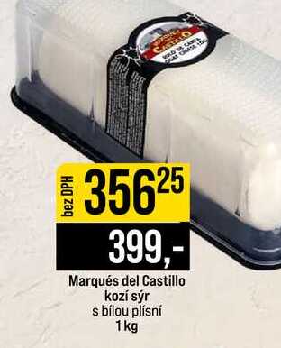Marqués del Castillo kozí sýr s bílou plísní 1 kg
