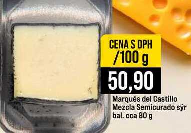 Marqués del Castillo Mezcla Semicurado sýr bal. cca 80 g