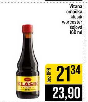 Vitana omáčka klasik worcester sojová 160 ml