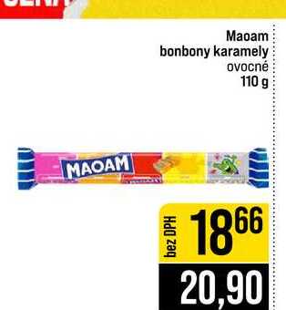 Maoam bonbony karamely ovocné 110 g 