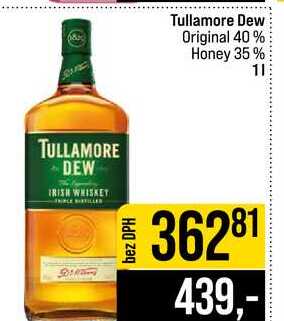 Tullamore Dew Original 40% Honey 35% 1l