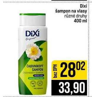 Dixi šampon na vlasy různé druhy 400 ml JIP