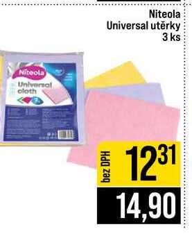 Niteola Universal utěrky 3 ks JIP