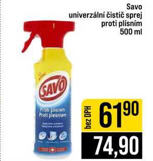 Savo univerzální čistič sprej proti plísním 500 ml  