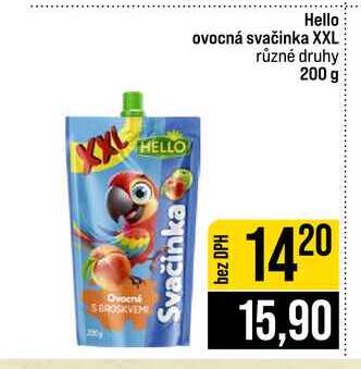 Hello ovocná svačinka XXL různé druhy 200 g