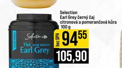 Selection Earl Grey černý čaj citronová a pomerančová kůra 100 g 