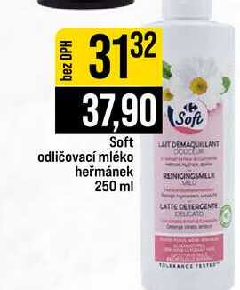 Soft odličovací mléko heřmánek 250 ml JIP