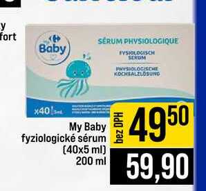 My Baby fyziologické sérum 40x5 ml 200 ml JIP