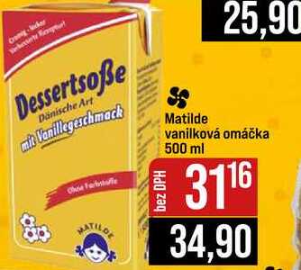 Matilde vanilková omáčka 500 ml