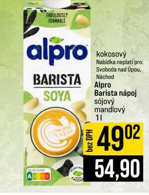 Alpro Barista nápoj sójový mandlový 1l