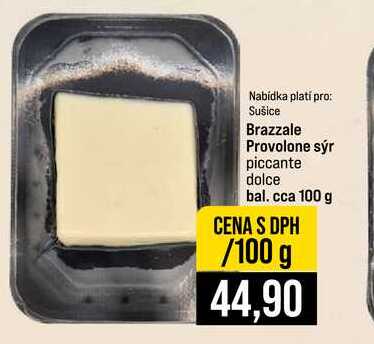 Brazzale Provolone sýr piccante dolce bal. cca 100 g