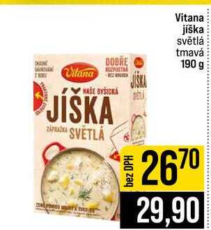 Vitana jíška světlá tmavá 190 g