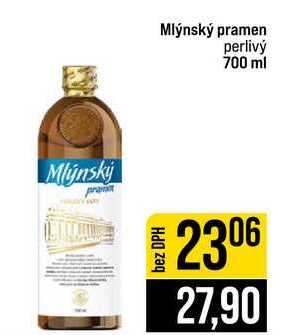 Mlýnský pramen perlivý 700 ml
