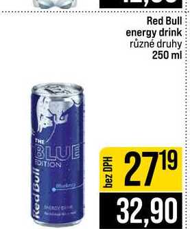 Red Bull energy drink různé druhy 250 ml