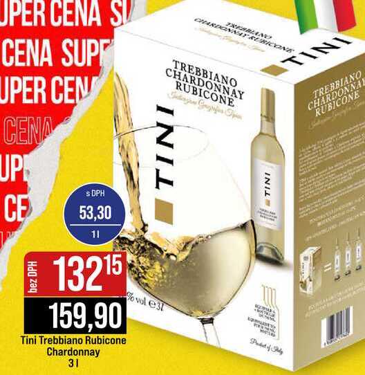 Tini Trebbiano Rubicone Chardonnay 3l