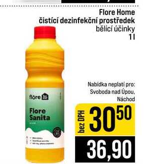 Flore Home čistící dezinfekční prostředek bělící účinky 1l JIP