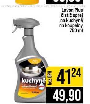 Lavon Plus čistič sprej na kuchyně na koupelny 750 ml