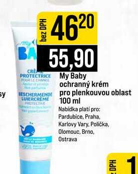 My Baby ochranný krém pro plenkouvou oblast 100 ml